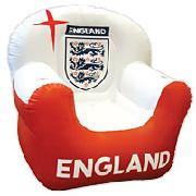 England Inflatable Chair - Red/White - 81 x 79 x 53 cm