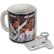 England Players Mug with Kit Keyring and Light