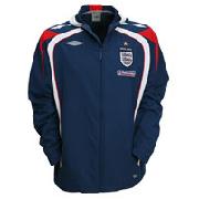 England Shower Jacket - Bright Navy/White/Vermillion