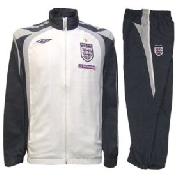England Bench Junior Woven Suit Flint/White/Titanium