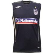 England Junior Sleeveless Training Jersey Navy/Titanium/Flint