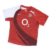 Junior Ss Away Shirt - Nike England