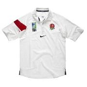 White Rugby England Polo Top
