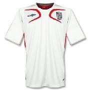 06-07 England World Cup Training Top-Boys-White/Grey