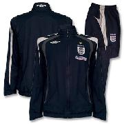 07-08 England Bench Woven Suit - Dark Navy/Light Grey/Dark Grey