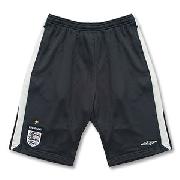 07-08 England Long Knitted Shorts - Boys - Dark Grey/Light Grey