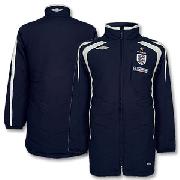 07-08 England Padded Jacket - Dark Navy/Light Grey