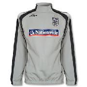 07-08 England Training Fleece - Light Grey/Dark Grey/White