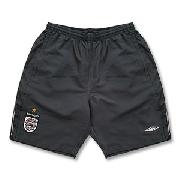 07-08 England Travel Long Woven Shorts - Dark Grey/Light Grey