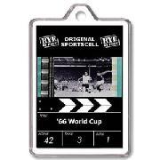 1966 World Cup Team Fimcell Keyring (Black/White)