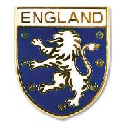 England Enamel Pin Badge - Lion