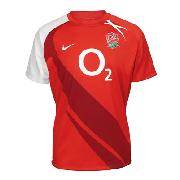 England 07/08 Replica Away Ss Rugby Shirt